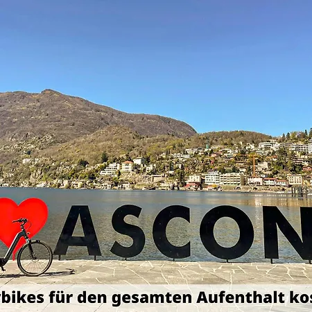 Apartment Isola Familienfreundliche Sonnige Mit 100m2 Eigenem Garten & Klimaanlage Ascona